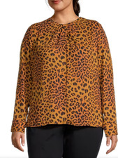 NWOT Worthington Animal Print