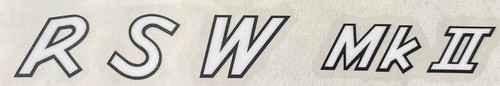 Raleigh rsw mkii decal - for, the