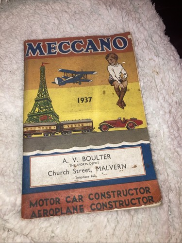 Meccano catalogue 1937 - meccano, motor