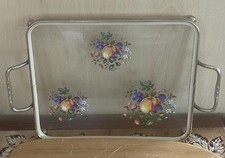 Vintage Glass Tray 50's