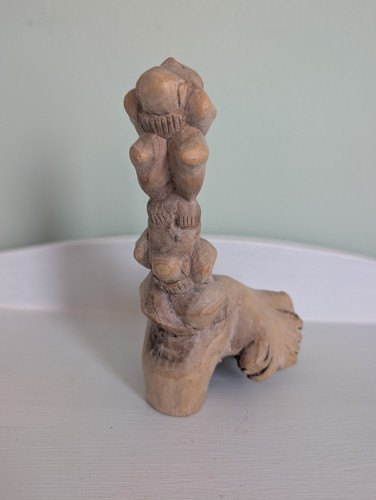 Vintage hand carved weeping - vintage,