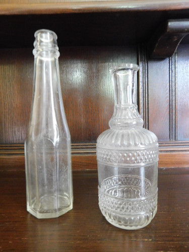 Decorative glass bottles - , bottles,