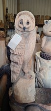 Chainsaw Carving owl Wood Home