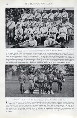 1900 boer war print officers - war,