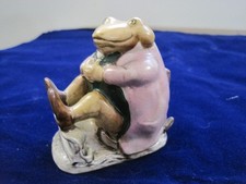 Rare Beswick Beatrix Potter Mr Jackson Toad Figure 1974 England Figurine 