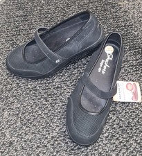 Skechers Shape Ups Womens Mary Jane Rocker Toning Shoes Black Size UK5 ,EU38 New