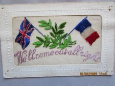 Silk Postcard, WW1