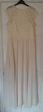 Debenhams Debut Olivia Lace Dress Size 16 Pale Yellow BNWT Wedding / Event #2