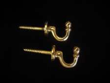 2 Brass Ball End Curtain