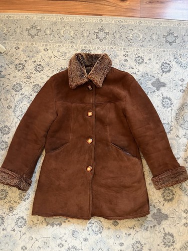 Vintage sheepskin leather - vintage,