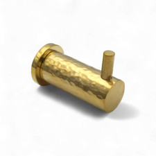 Solid Brass Hammered Projected