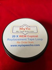 20 X MYTE Tape loops for WEM COPICAT/Watkins Echo will fit All Models 