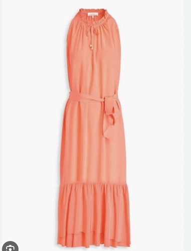 Heidi klein ruffled silk - silk, crepe