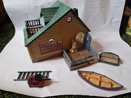 Sylvanian families log cabin - sylvanian,