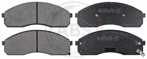 Front brake pad set disc - pad,