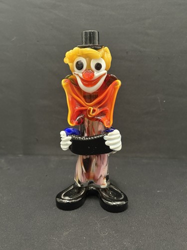 Murano clown with - murano,