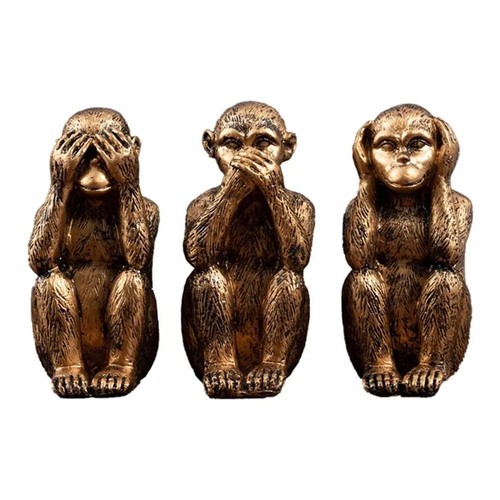 Wise monkeys resin - wise,