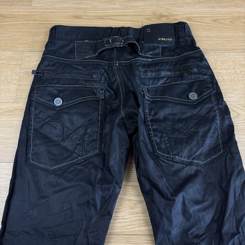 Police 883 black coated jeans - 883,