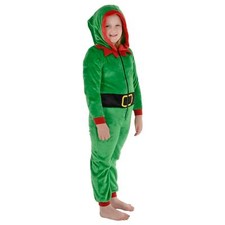 Kids Elf Christmas Pyjama Suit