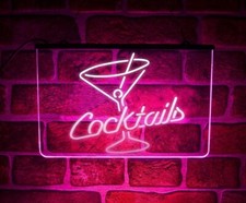 Cocktails LED Neon Light Up