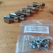 Used 2010s FJB Ibanez 10mm 6R 6x Right Handed Chrome Tuners Machine Heads #11