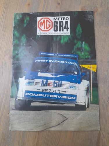 Metro 6r4 rally brochure - mg,
