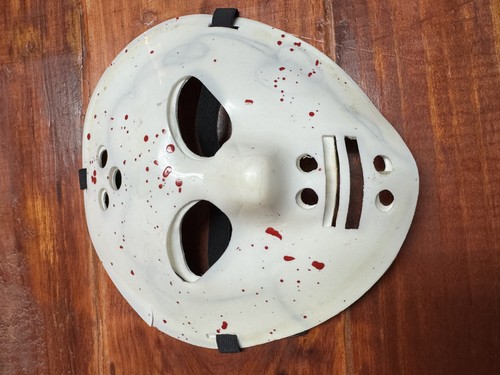 White hockey style goalie - white,