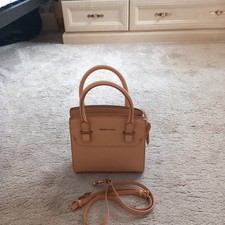 Charles And Keith  double handle tote camel Bag shoulder strap 