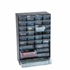 Plastic Multi 30 Drawer Storage Cabinet Home Garage Jewelry Oraganizer Unit Rack