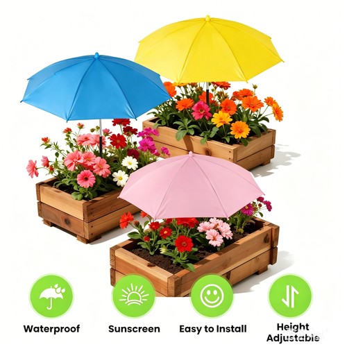 3pack plant umbrellas - plant,