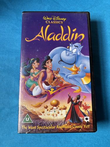 Aladdin vhs walt disney - aladdin,