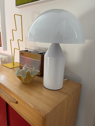 Table lamp mushroom midcentury - table,