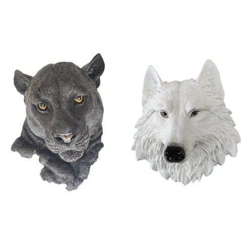 Figurines animal head statue - animal,