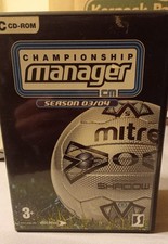 Championship Manager Season 03/04 (PC CD-ROM) With Manual Very Good Condition 