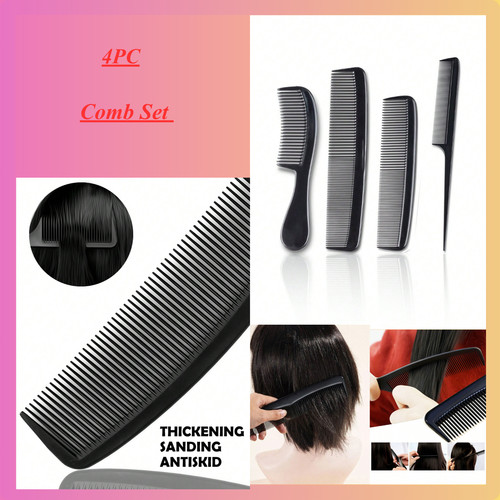 4pcs comb set assorted hair - set,