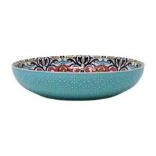 Pasta Bowl Teal Blue Tuscany