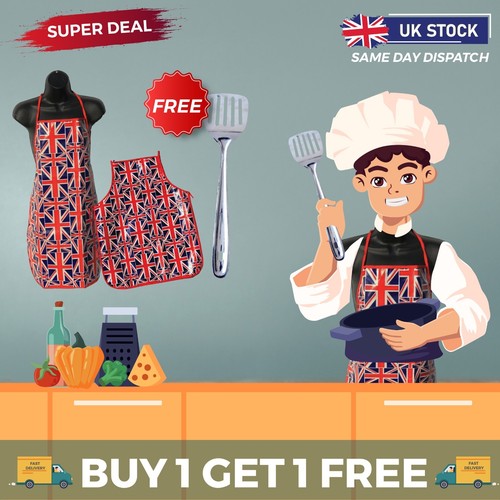 Unisex adults kids apron - &,
