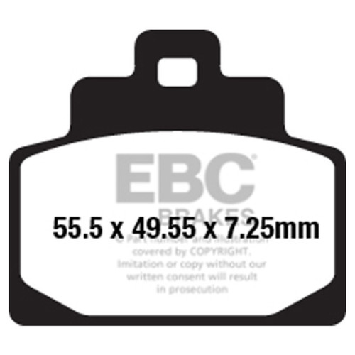 Sfac681 ebc premium brake - premium, pads
