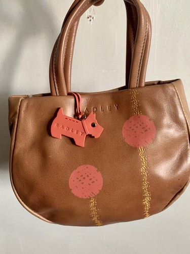 Radley brown tan leather mini - brown,