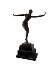 Large ART DECO style bronze