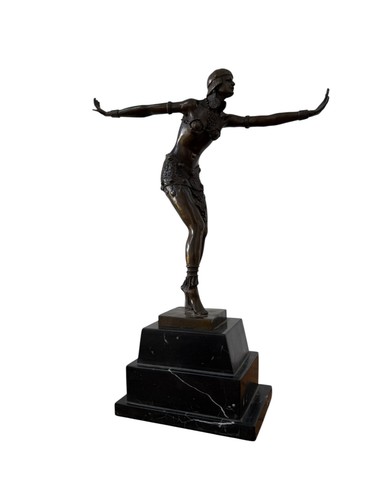 Large art deco style bronze - large,