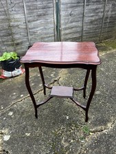 Antique solid mahogany side