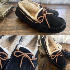 UGG Dakota Suede Moccasin Bow