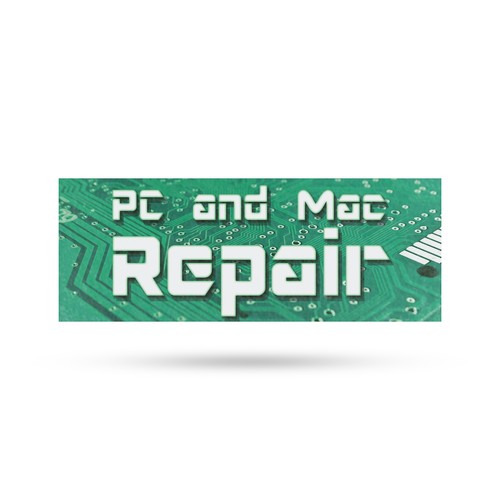 And mac repair vinyl decal - pc,