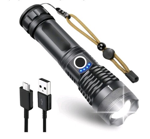Xhp50 flashlight rechargeable - xhp50,