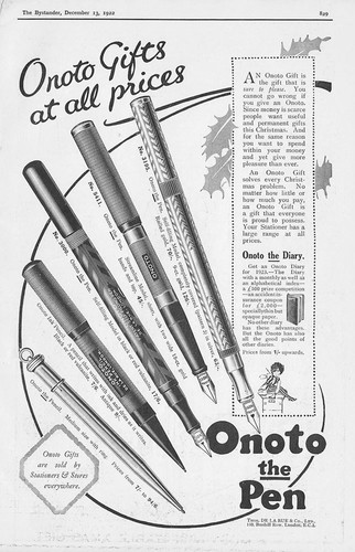 Onoto fountain pens - onoto, antique
