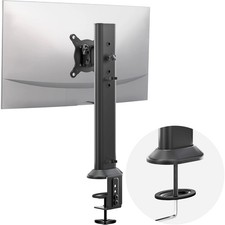 HEMUDU Single Desk Monitor Arm Mount Stand Fit for up to 32 inch Flat Screen