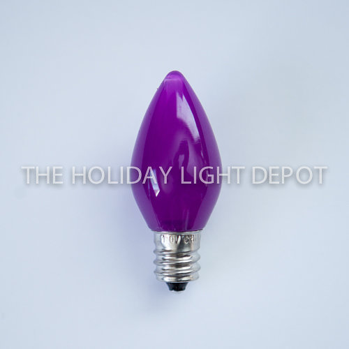 Opaque purple led - c7,