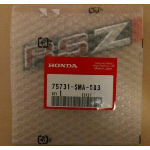 Honda rear emblem rsz - honda,