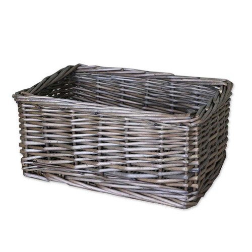 Small wicker storage basket - small,